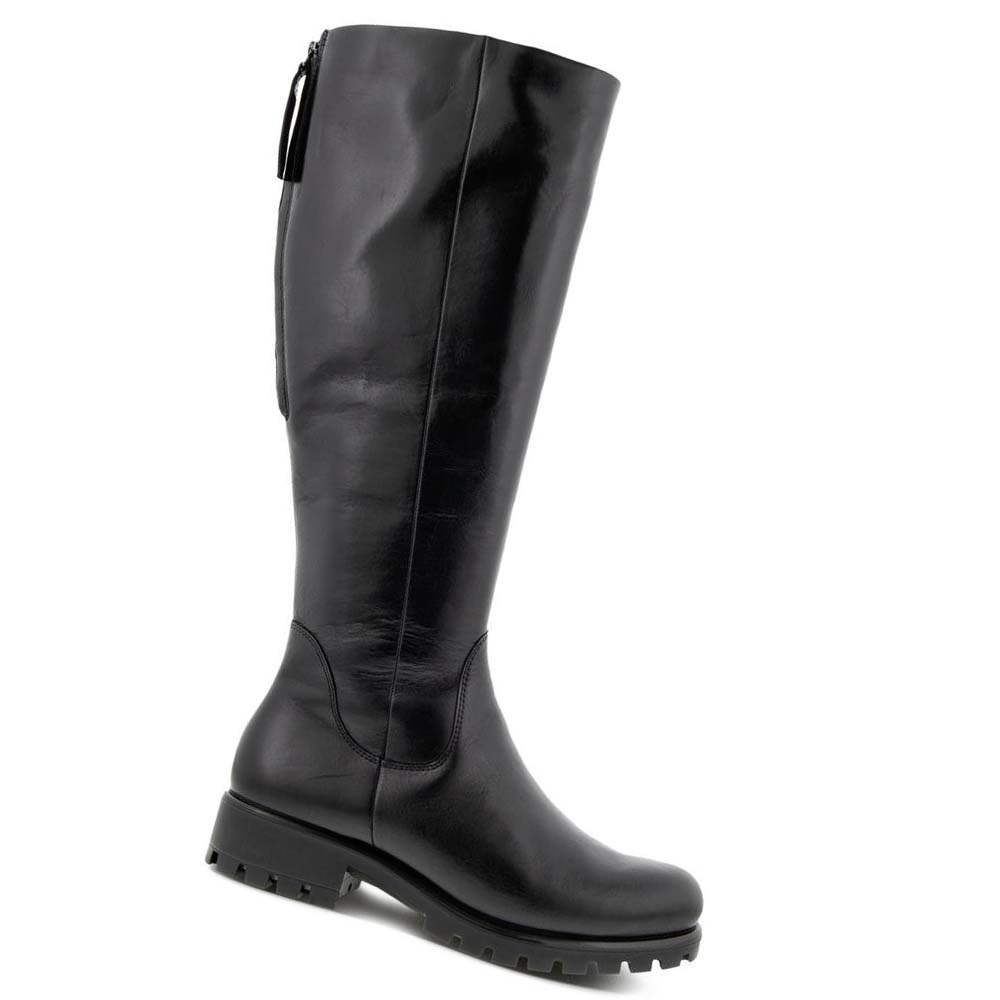 Ecco Modtray High Støvler Dame Svarte | NO 18XYU